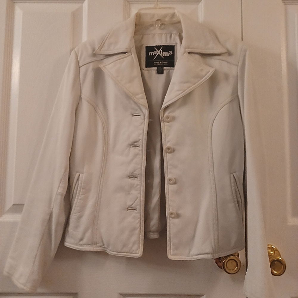 Wilson's Leather Maxima jacket. Worn very few times with no discernable wear.